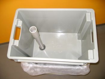 Rührbehälter mit Bodenablauf