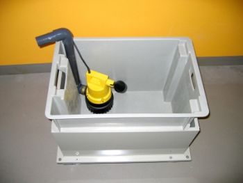 Filtratsammler mit Tauchpumpe
